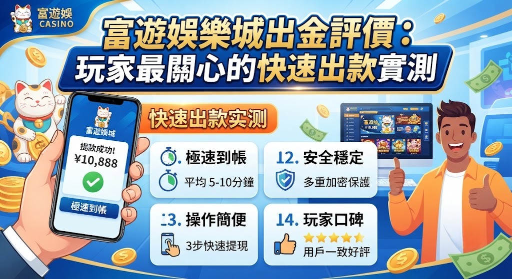 掌握富遊娛樂城真實出款心得與玩家評價